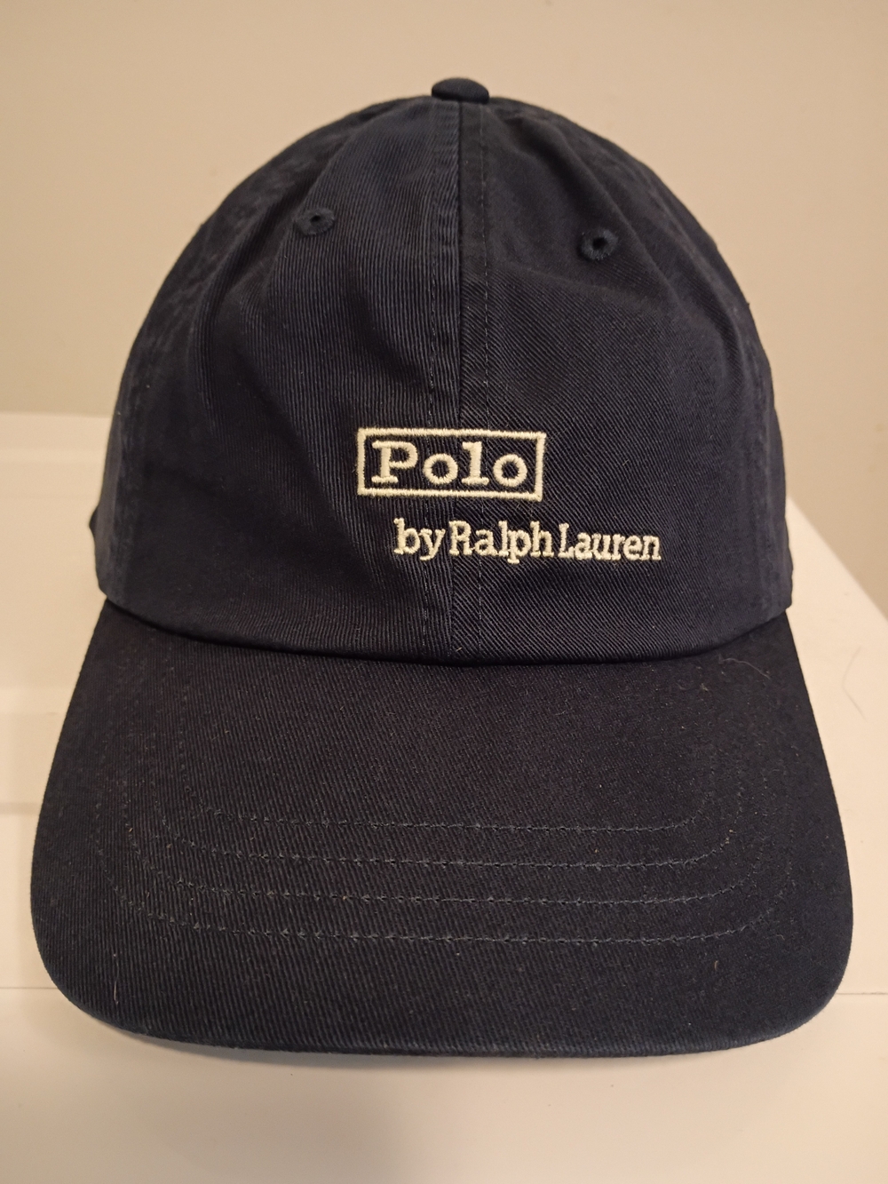 Polo Ralph Lauren Navy Embroidered Baseball Cap BNWT Men's Adjustable Strap